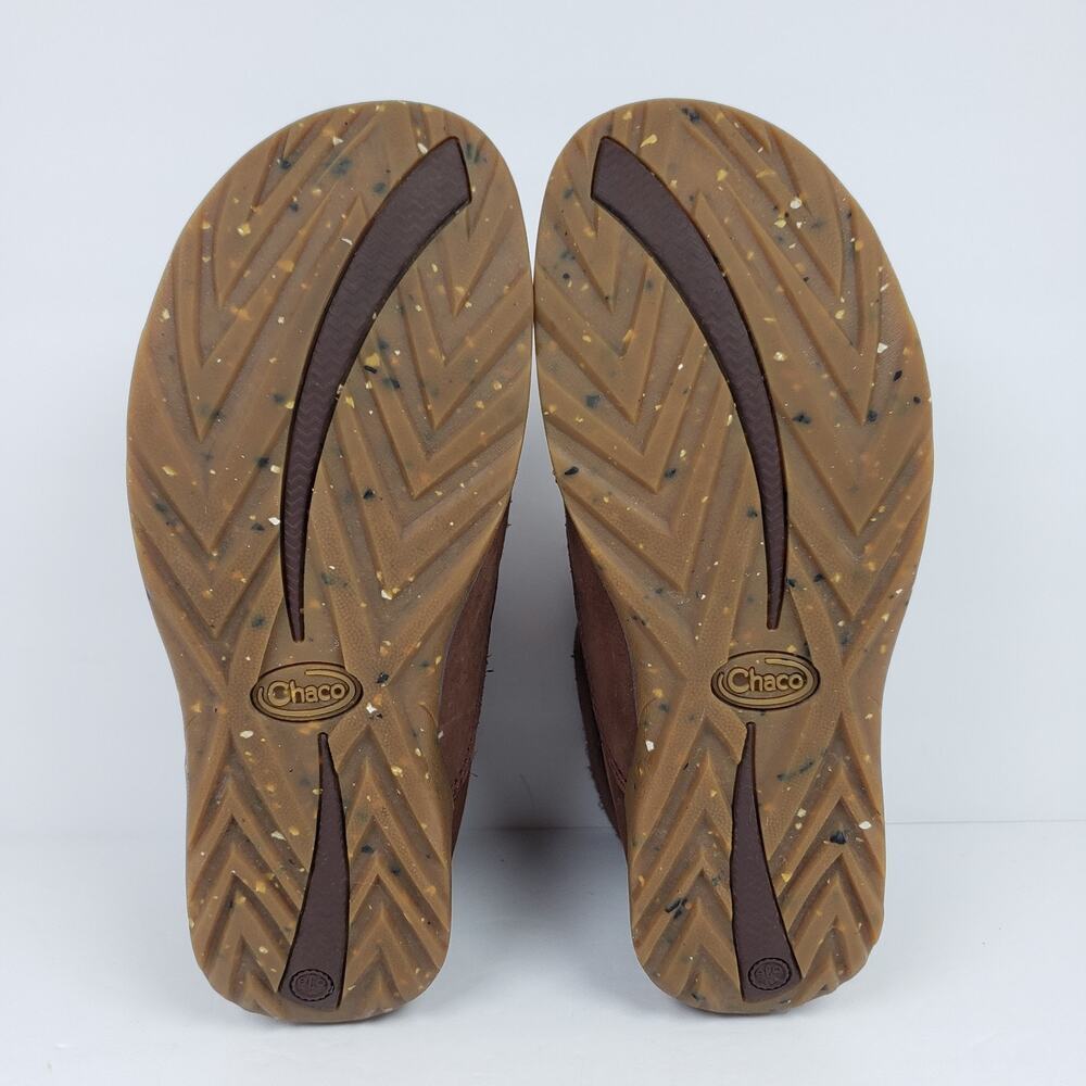 Chaco Barbary Womens Size 8 Maroon Brown Leather Outdoors Boots Shoes J106808 - Picture 8 of 11
